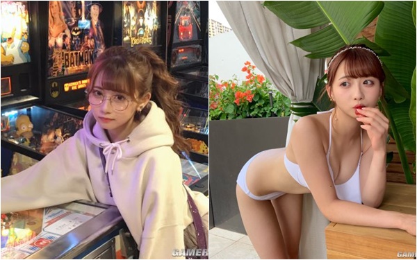 The girl looks nothing special when fully clothed, but when in a bikini