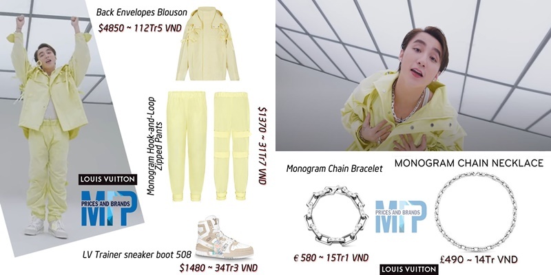 The total value of the entire outfit is estimated to reach over a billion VND