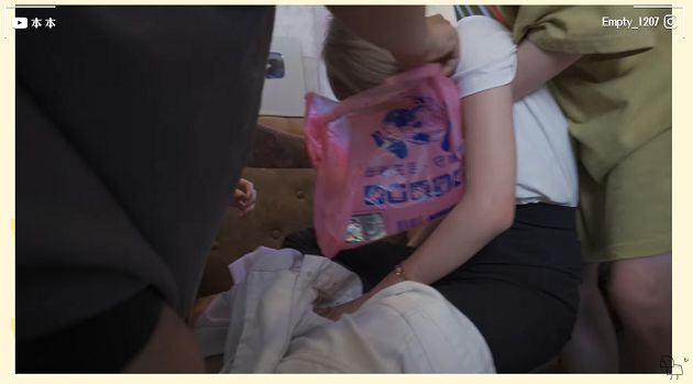 In the end, she was left in peace with a plastic bag over her face just in case
