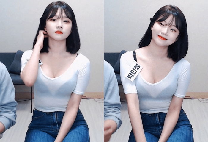 The beautiful Korean YouTuber makes fans swoon during her latest livestream