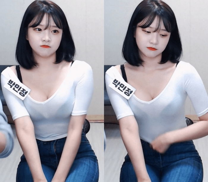 The simple outfit still highlights the YouTuber's allure