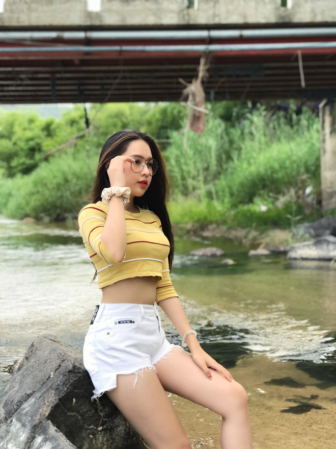 The beauty of the hot girl after losing weight