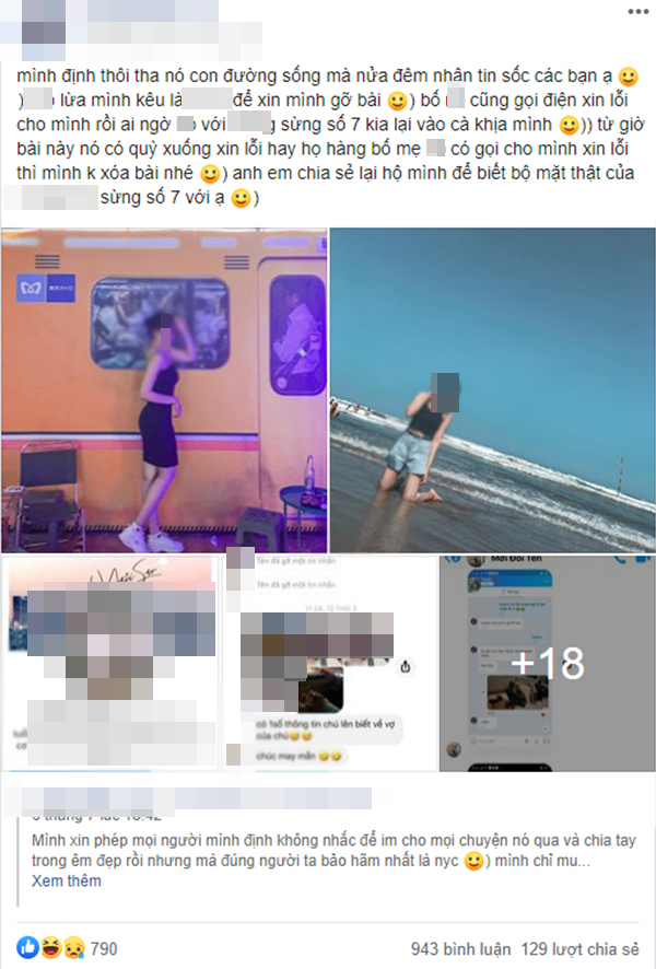 The guy considered deleting his post, but ended up keeping it because of the seventh horn mocking him