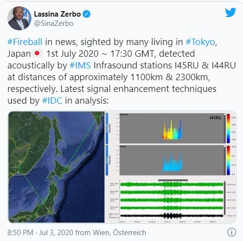The event has been documented by many scientific organizations.