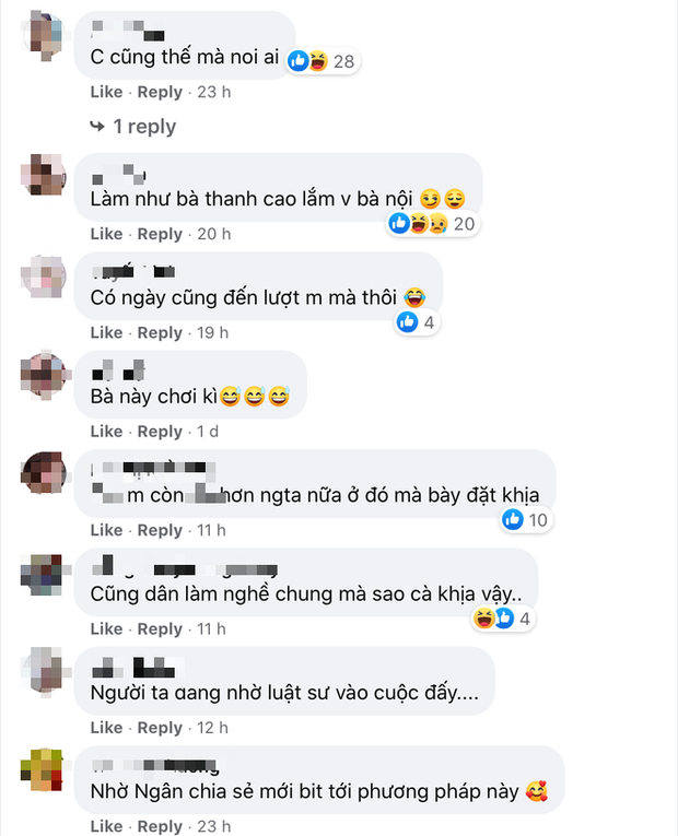 Most netizens oppose Ngân 98's actions, believing this is a bitter end to her penchant for shade