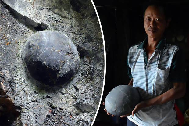Every 30 years, this strange cliff 'lays eggs'.