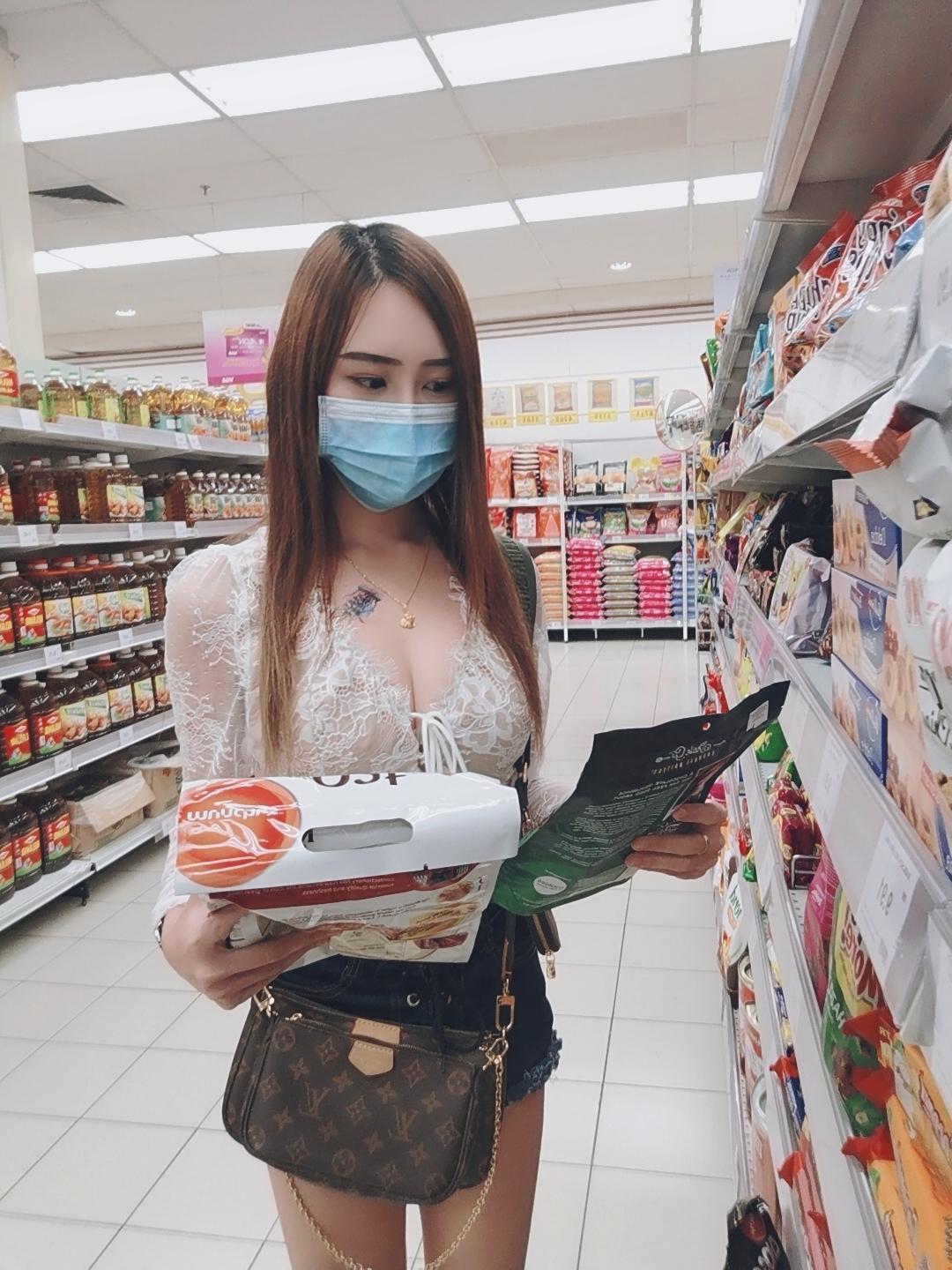 Even during moments of shopping