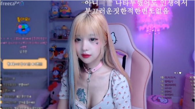 But now she has completely transformed, especially with an impressive tattoo on her chest