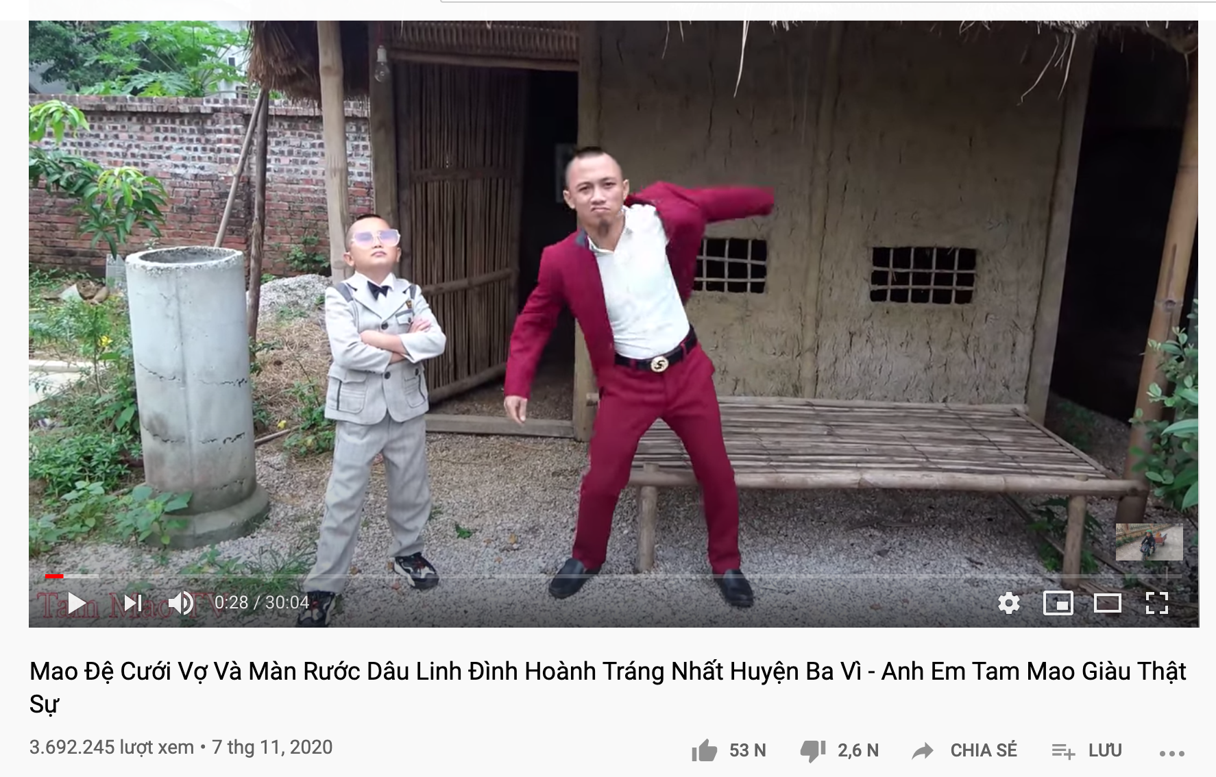 The vlog has a very intriguing title