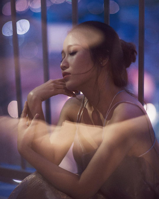 Not only beautiful, Hoàng Vy also possesses a stunning figure even after giving birth