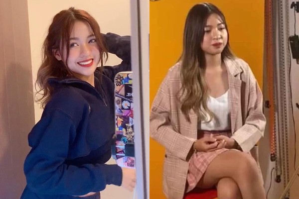 There is clearly a significant difference between Tran Thanh Tam in the two versions of the photos above