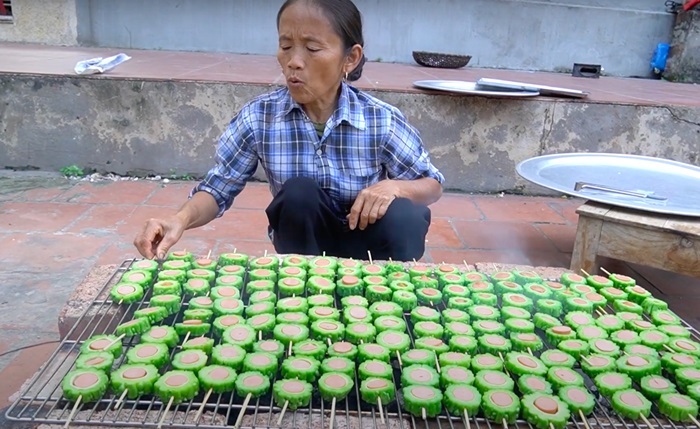 The grilled sausage stuffed bitter melon has stirred excitement due to its unique style