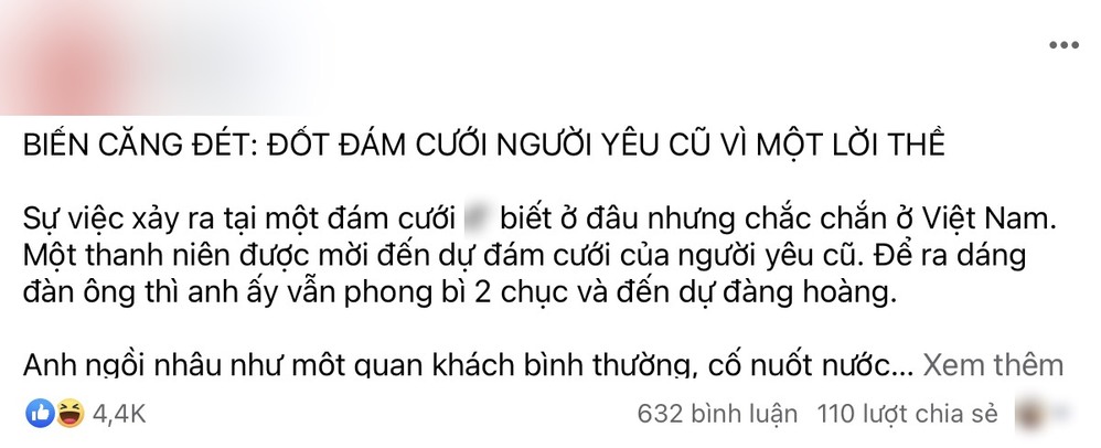 A post that stirred the online community