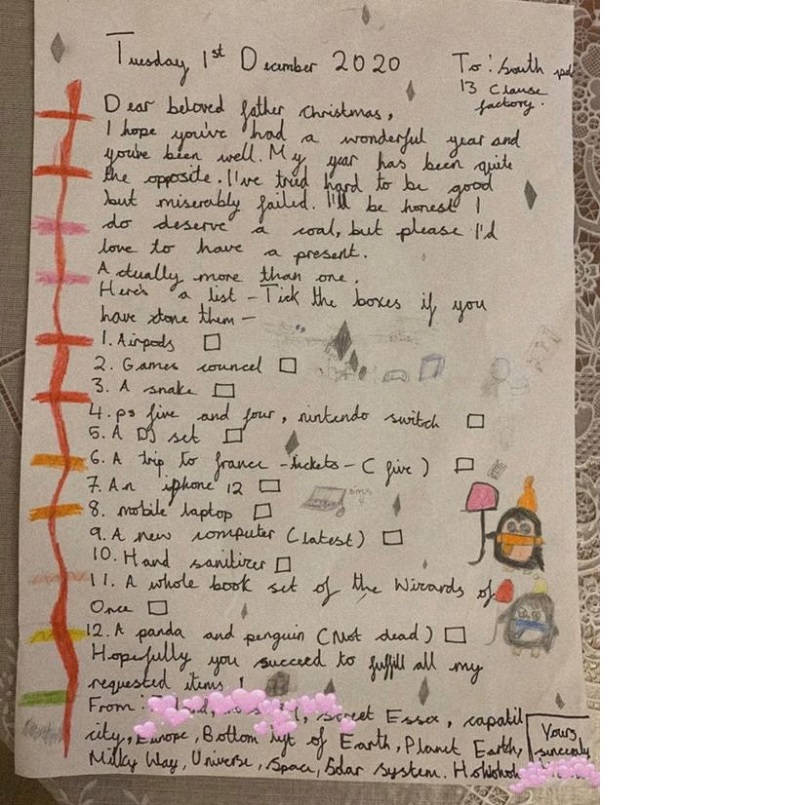 The super outrageous letter from the young gamer girl