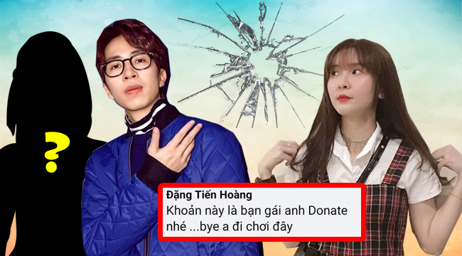 Recently, the guy even 'on behalf of' his new girlfriend to donate 50 million to Ngan Sat Thu during a livestream