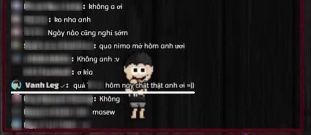 Comment believed to be from Vanh Leg to Độ Mixi