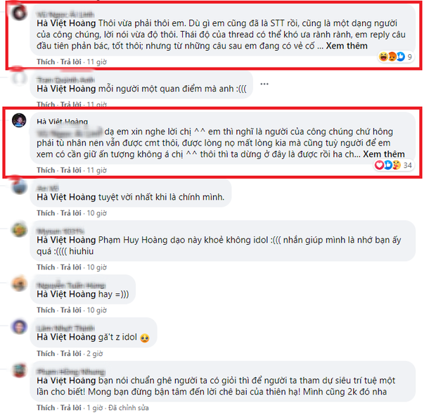Hà Việt Hoàng is unbothered by being a public figure