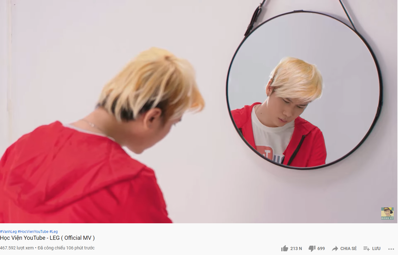 Just returned not long ago, but Vanh Leg's clip reached nearly half a million views in less than two hours