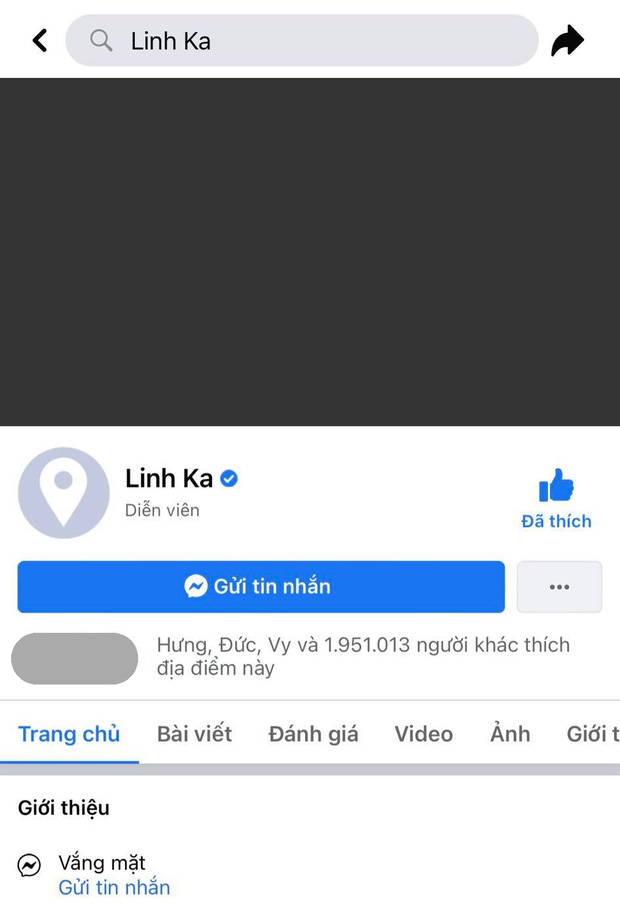 Linh Ka's fanpage is officially no longer hers