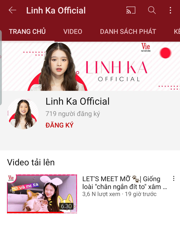 Linh Ka's brand new YouTube channel