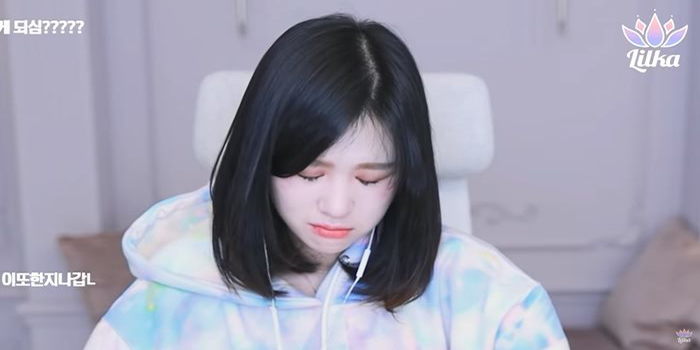 She even broke down in tears on stream