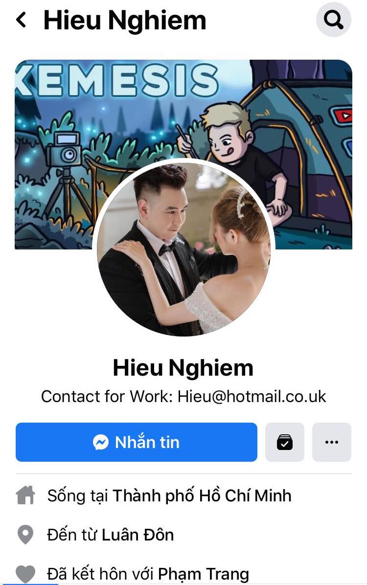 Verified Facebook account.