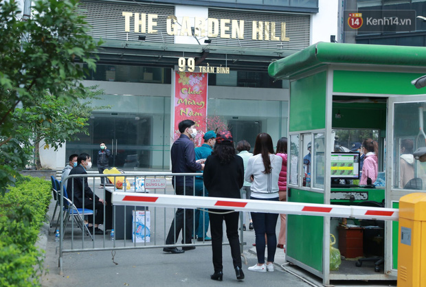 The building where the Covid-19 patient resides is quarantined