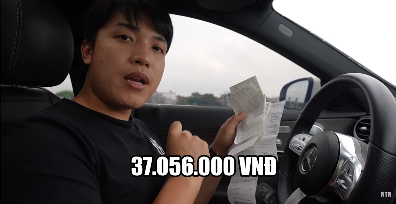 And here is the amount he had to spend that day