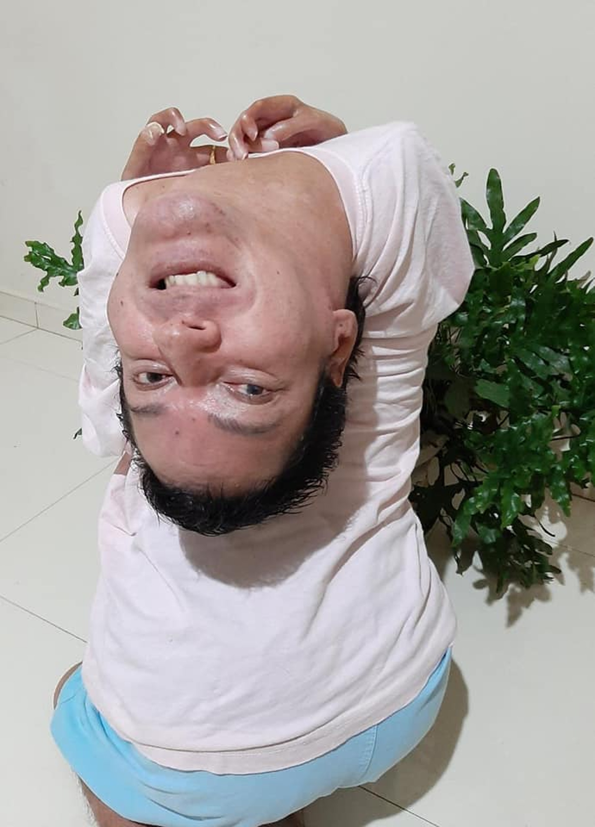 Oliveira has maintained a posture since he was just 7 years old