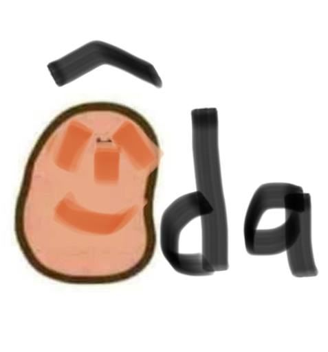 The potato transformed into the name of the One Piece author.