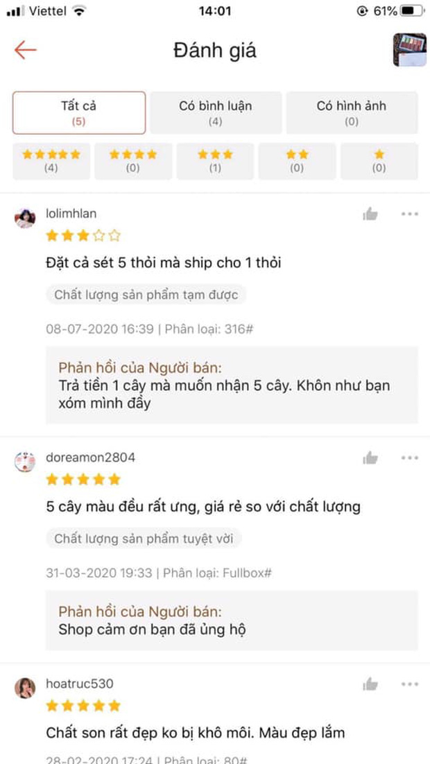 Extreme quality comment reply