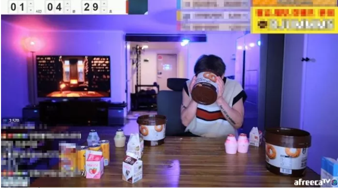 The young man begins to take on the challenge