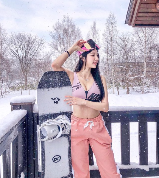 She also enjoys skiing