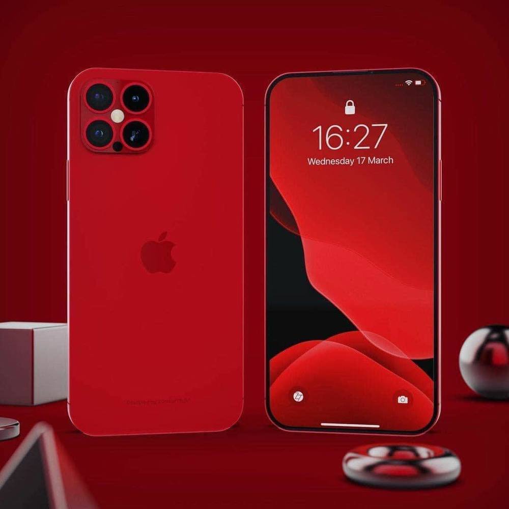 A version rumored to be the red color of the iPhone 13