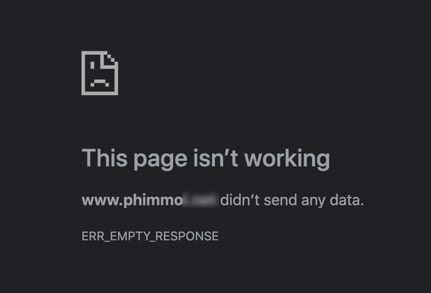 ... has been blocked this morning