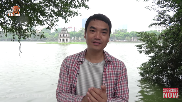 Duy Nến - owner of the Hanoi Street channel (Screenshot)