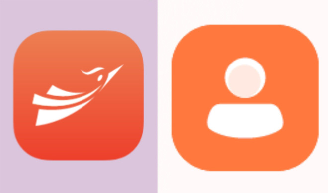 Comparison image of Bphone's icon (left) and Vsmart's (right) shared by Mr. Quảng