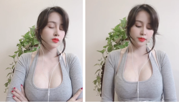 The outfit is extremely sexy, attracting all the spotlight