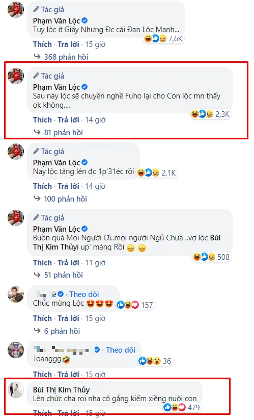 Interesting interactions between Lộc Fuho and his wife