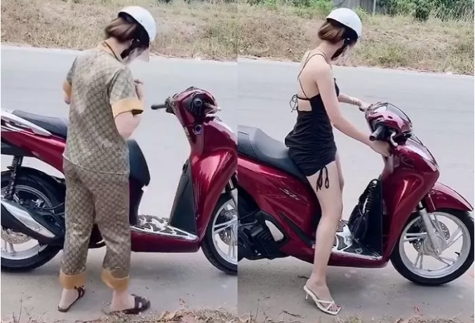 The girl's stunning transformation has attracted significant attention from the online community