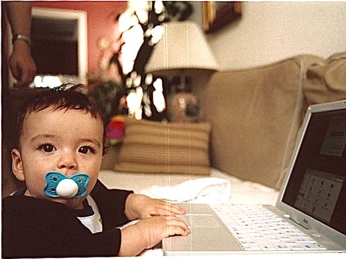 Diego Palma as a child.