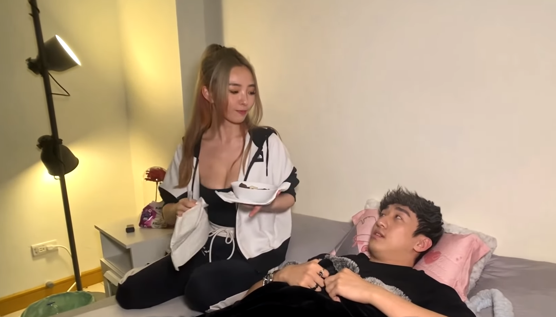 She even had to feed him