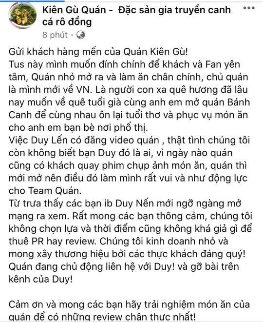 This action by the restaurant owner was supported by netizens.