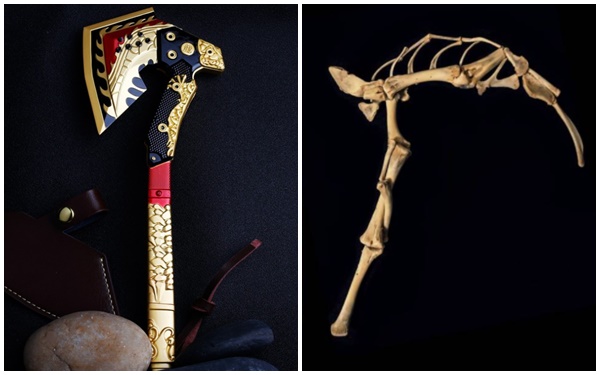 Over-the-Top Gaming: Player Uses KFC Chicken Bones to Create Destructive Weapons and Hunt Monsters 5 Many people associate ARuFa's work with the battle axe in Đột Kích