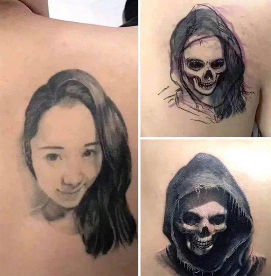 It's even creepy like this