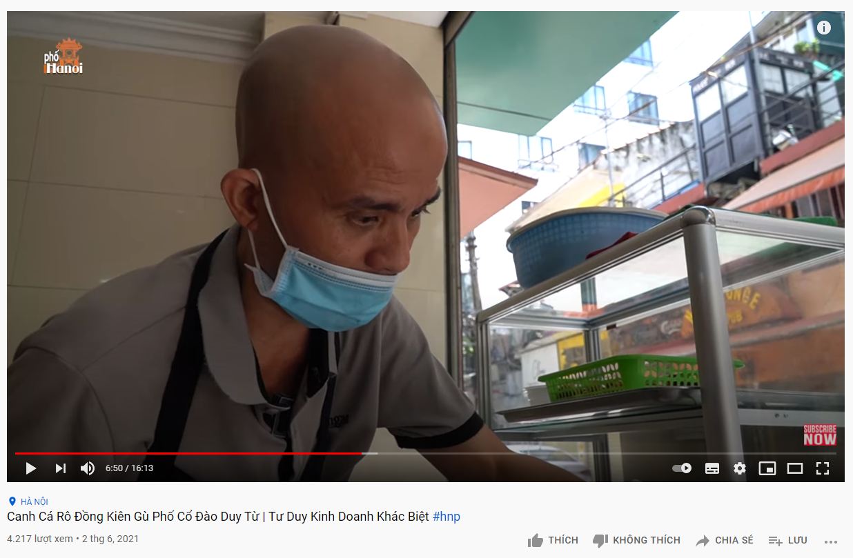 The recently uploaded video.