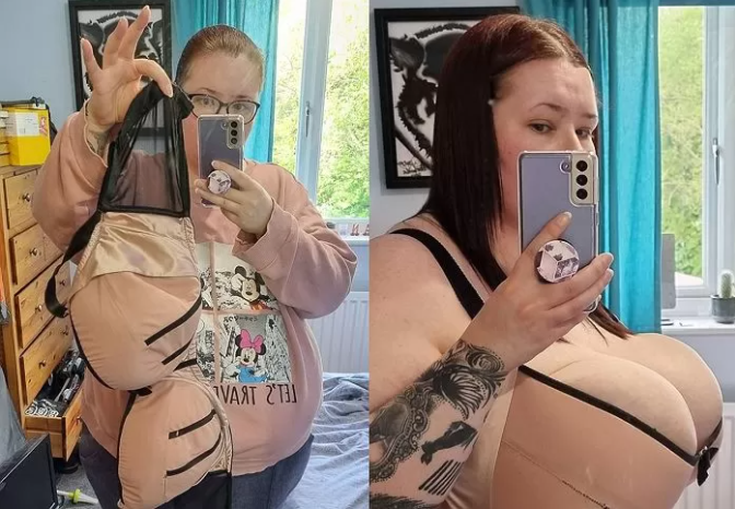 Laura's oversized breasts are becoming a concern for her