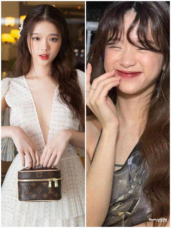 She looks very different compared to her appearance at a recent event
