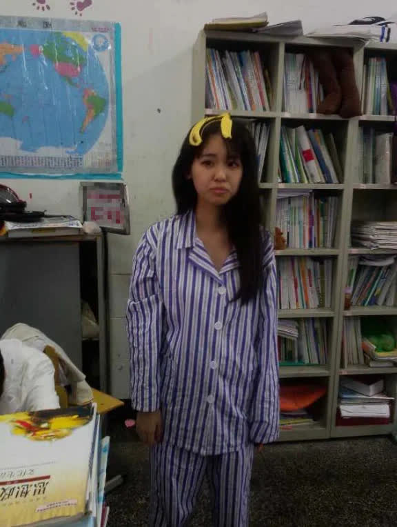 Xiao Chu's appearance before being betrayed by her ex-boyfriend