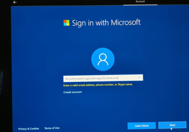 Then forced users to use an online account, with no option for a local account